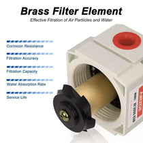 Brass filter element of airzoe AF2000-02 air dryer for filtering air particles and water